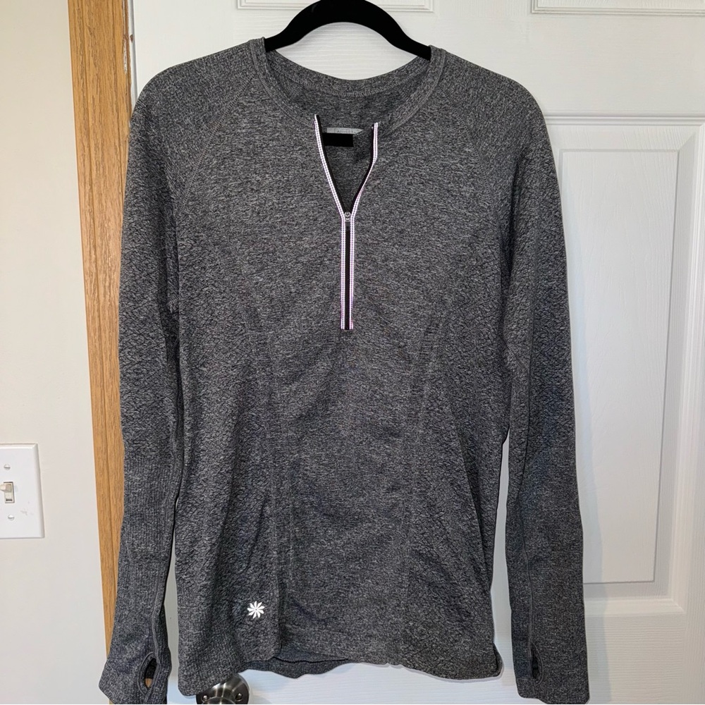 Athleta 1/4 zip Running Top XL